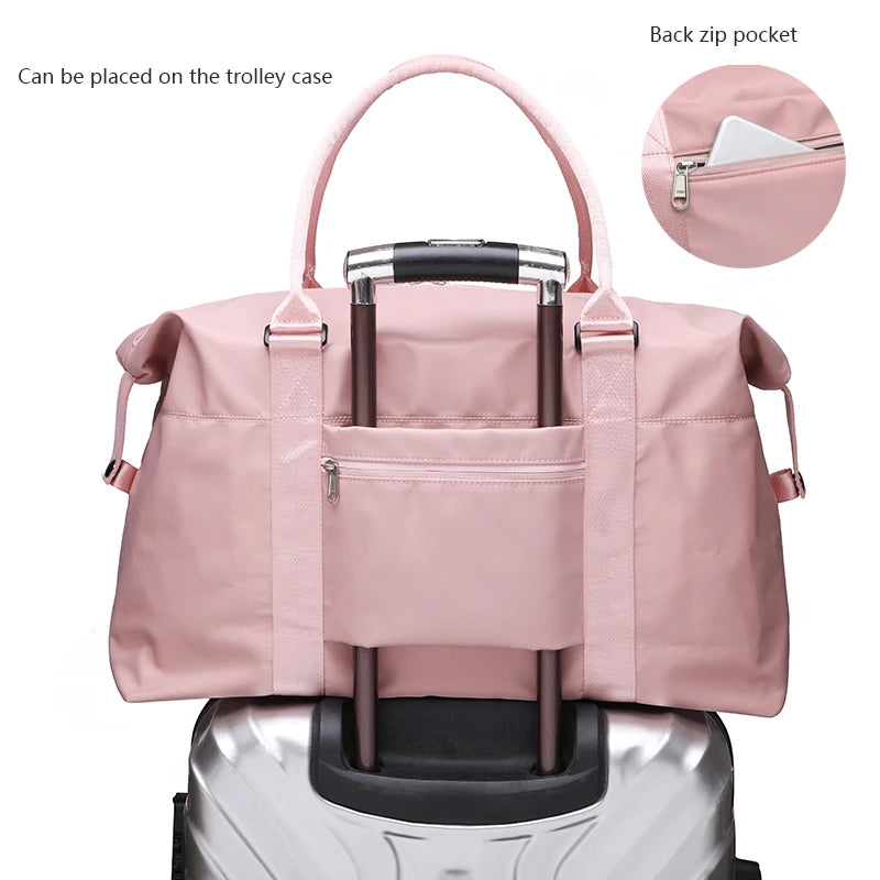 Large Capacity Travel Bag Female Handbag Short-distance Women Fitness Swimming B