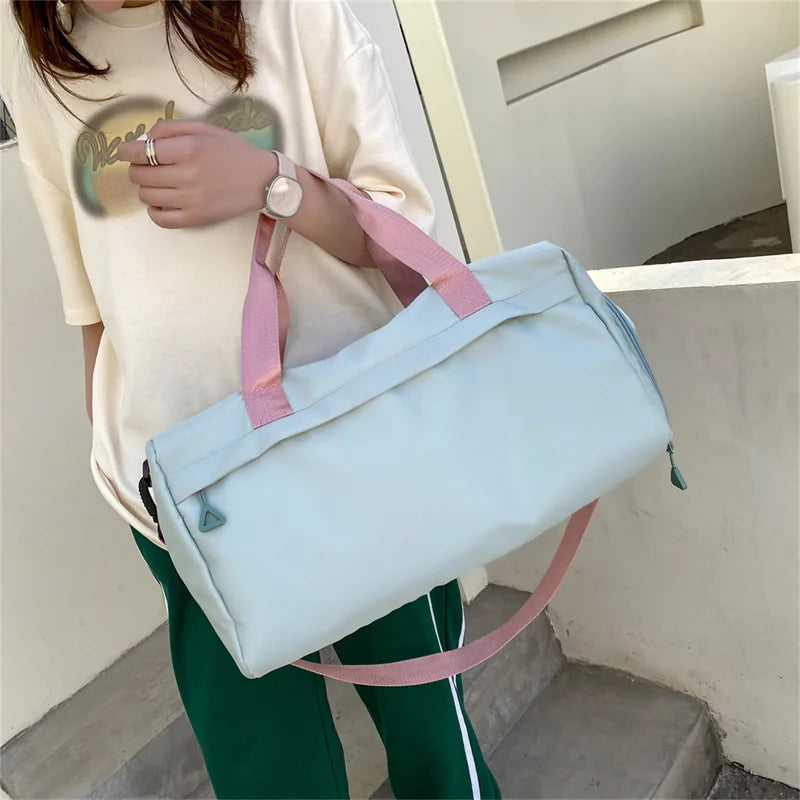 Women's Travel Bag Sport Yoga Shoulder Bag Casual Messenger Bag