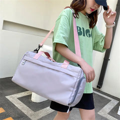 Women's Travel Bag Sport Yoga Shoulder Bag Casual Messenger Bag