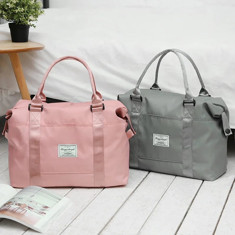 Travel Bag Handbag Wet/Dry Fitness Sports Bag Pink Duffel Bag