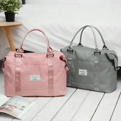 Travel Bag Handbag Wet/Dry Fitness Sports Bag Pink Duffel Bag