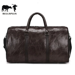 Pu Retro Travel Bag Large Capacity Short Distance Bag Light Exercise Fitness