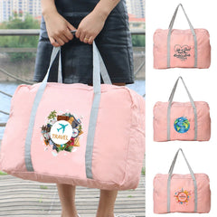 Large Capacity Travel Bag for Women, Foldable Zipper Handbag for Outdoor Camping
