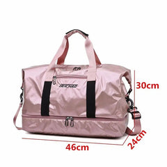 Large Capacity Travel Duffle Bag Weekend Bag Multifunctional Travel Bag