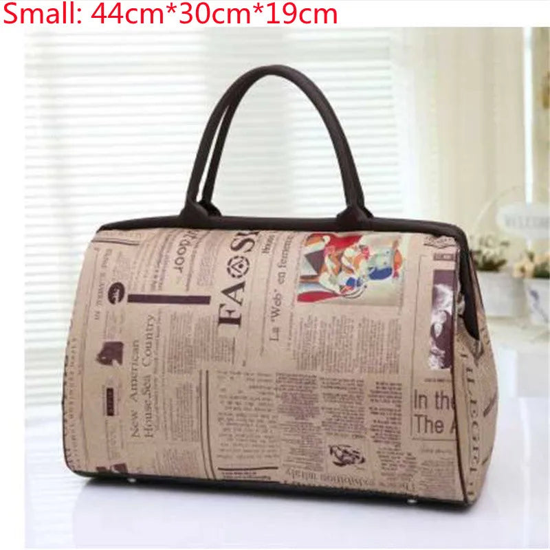 Large Capacity Unisex Travel Duffle Bag