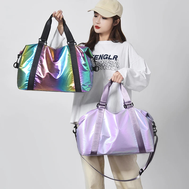 Women's Travel Bag Large High Handbags Shoulder Crossbody Duffle Casual Yoga Bag