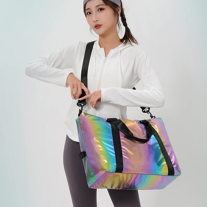 Women's Travel Bag Large High Handbags Shoulder Crossbody Duffle Casual Yoga Bag
