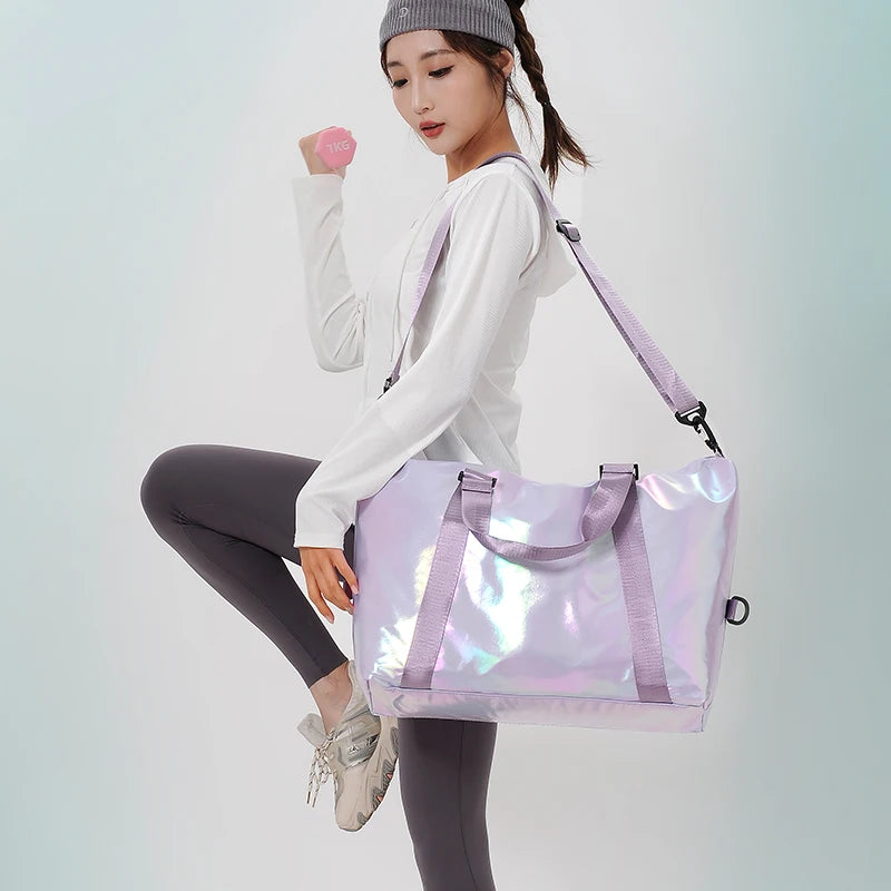 Women's Travel Bag Large High Handbags Shoulder Crossbody Duffle Casual Yoga Bag