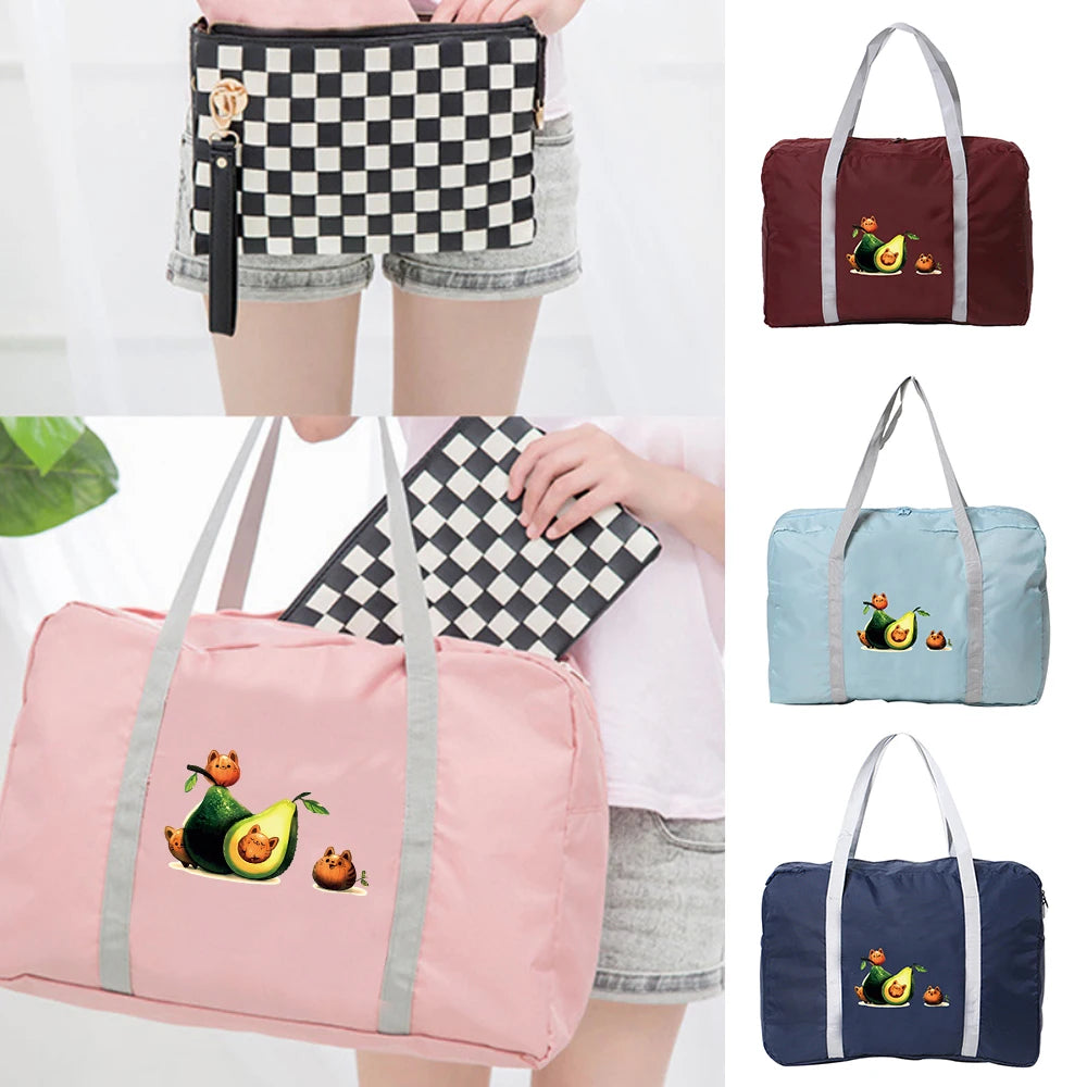 Travel Bag Luggage Women Leisure Fitness Nylon Organizers Holiday Handbags