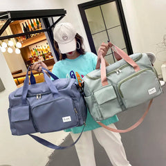 Waterproof Travel Gym Bag Wet Dry Separation Crossbody Bag