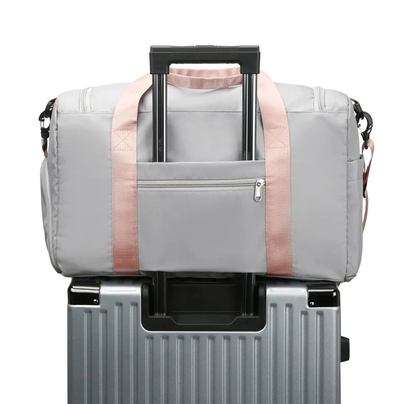 Waterproof Travel Gym Bag Wet Dry Separation Crossbody Bag