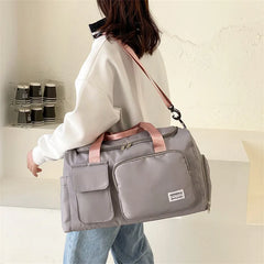 Large Capacity Waterproof Sports Gym Bag Men Women Shoulder Bag