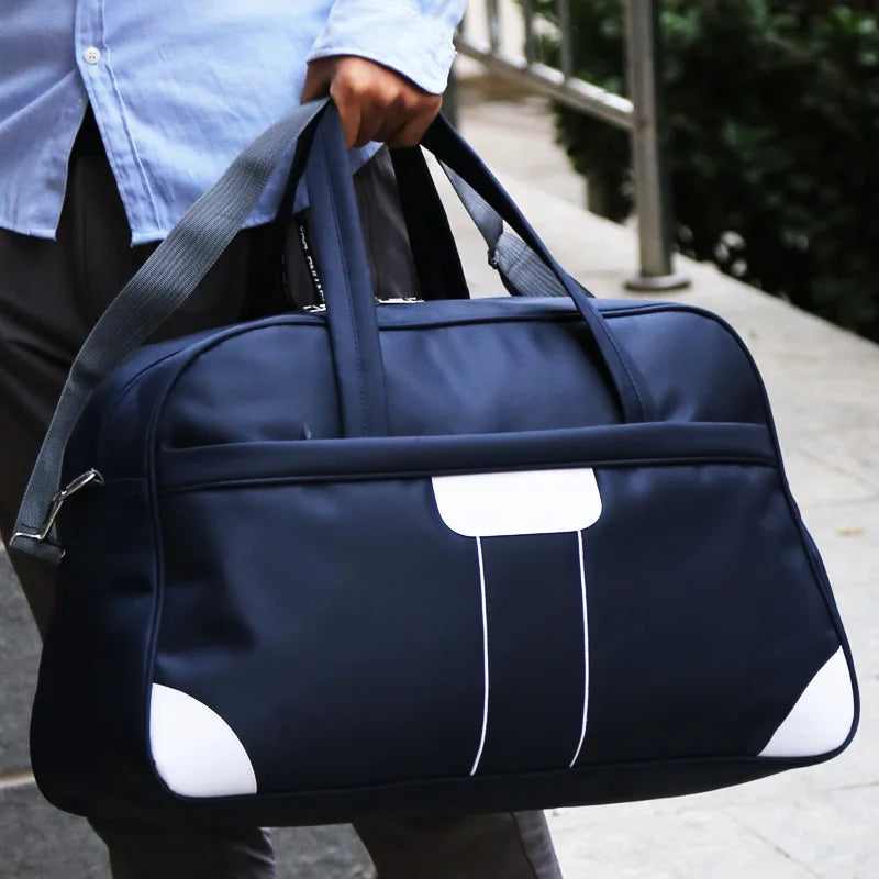 Women Shoulder Bag Large Capacity Outdoor Waterproof Nylon Sports Gym Bag