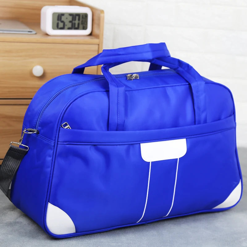 Women Shoulder Bag Large Capacity Outdoor Waterproof Nylon Sports Gym Bag