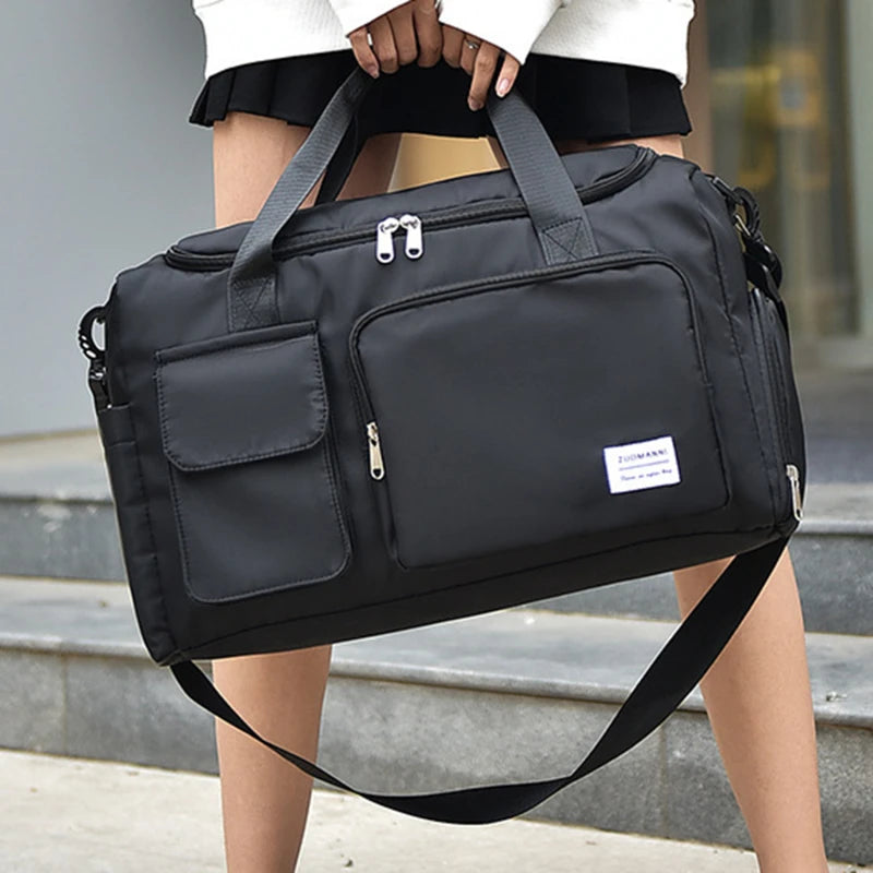 Waterproof Women's Shoulder Bag Large Capacity Gym Bag