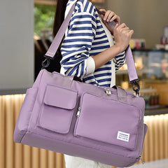 Waterproof Women's Shoulder Bag Large Capacity Gym Bag