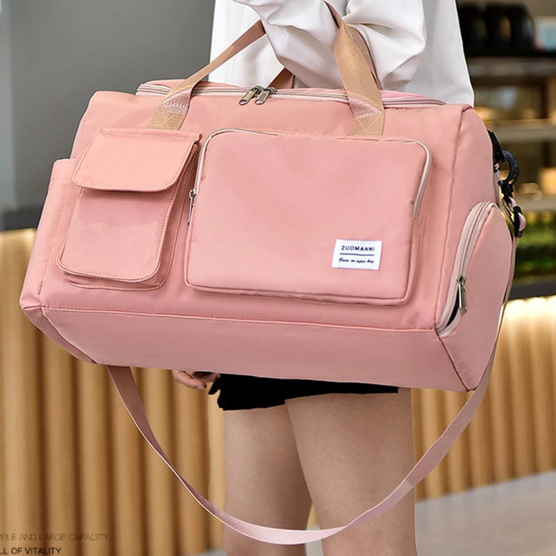 Waterproof Gym Shoulder Bag Large Capacity Yoga Crossbody Bag