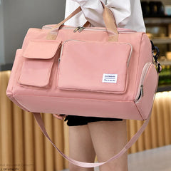 Waterproof Gym Shoulder Bag Large Capacity Yoga Crossbody Bag