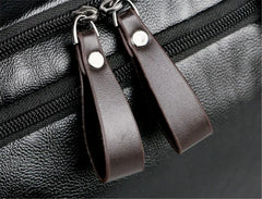 Men Leather Duffle Bag Gym Sport Travel Bag