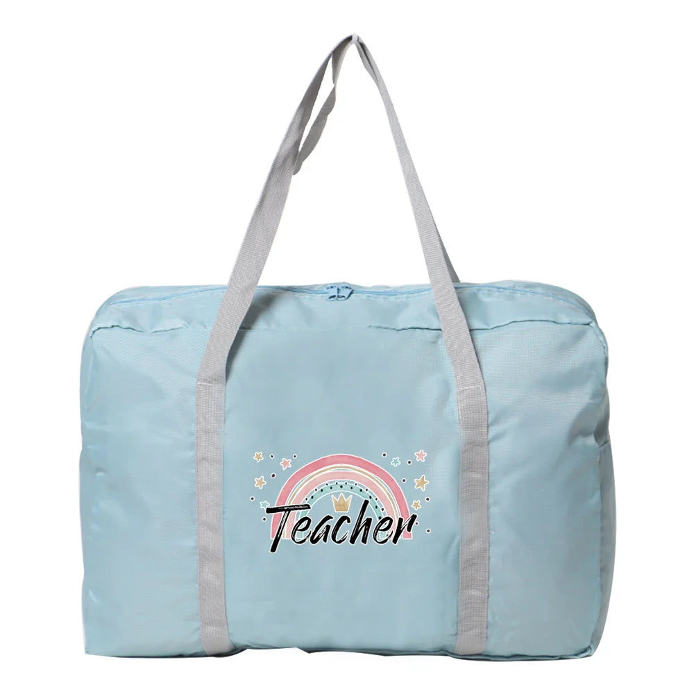 Nylon Foldable Travel Bag WaterProof Large Capacity Handbags