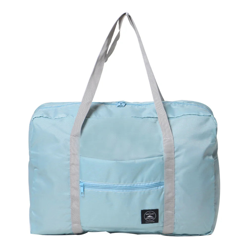 Large Capacity Foldable Nylon Travel Bag for Women