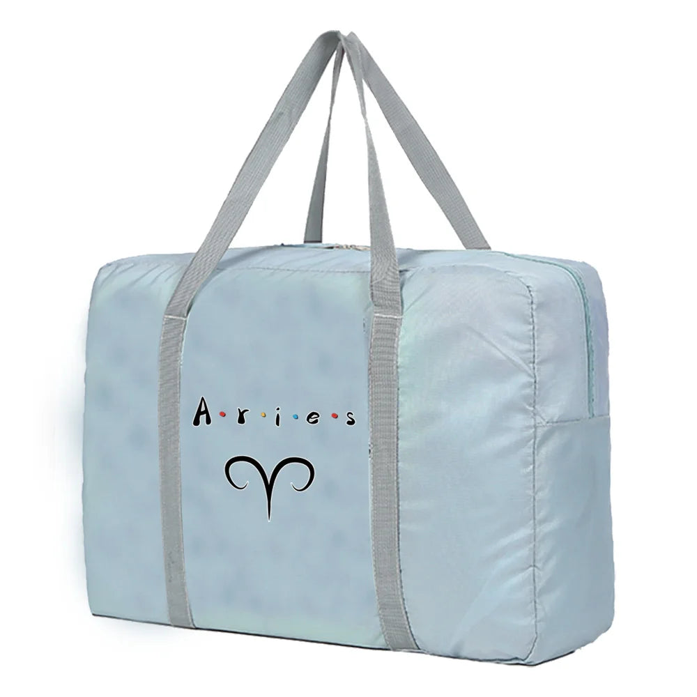Large Capacity Foldable Nylon Travel Bag for Women