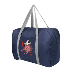 Women Travel Bag Organizer Camping Luggage Storage Handbag Monster Print Tote
