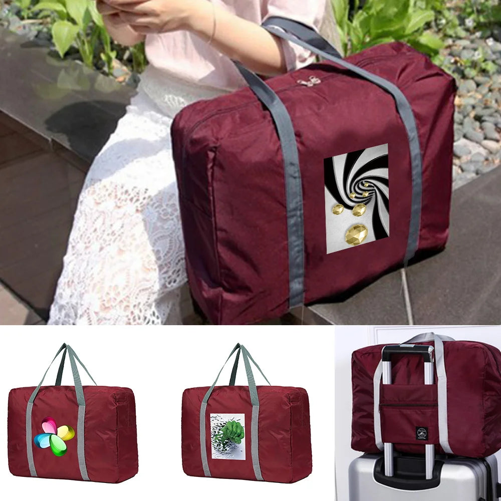 Unisex Foldable Duffle Bag Organizers Large Capacity Packing Cubes