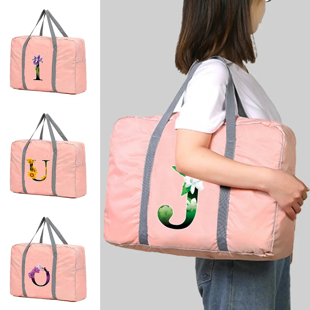 Unisex Foldable Duffle Bag Organizers Portable Luggage Bag