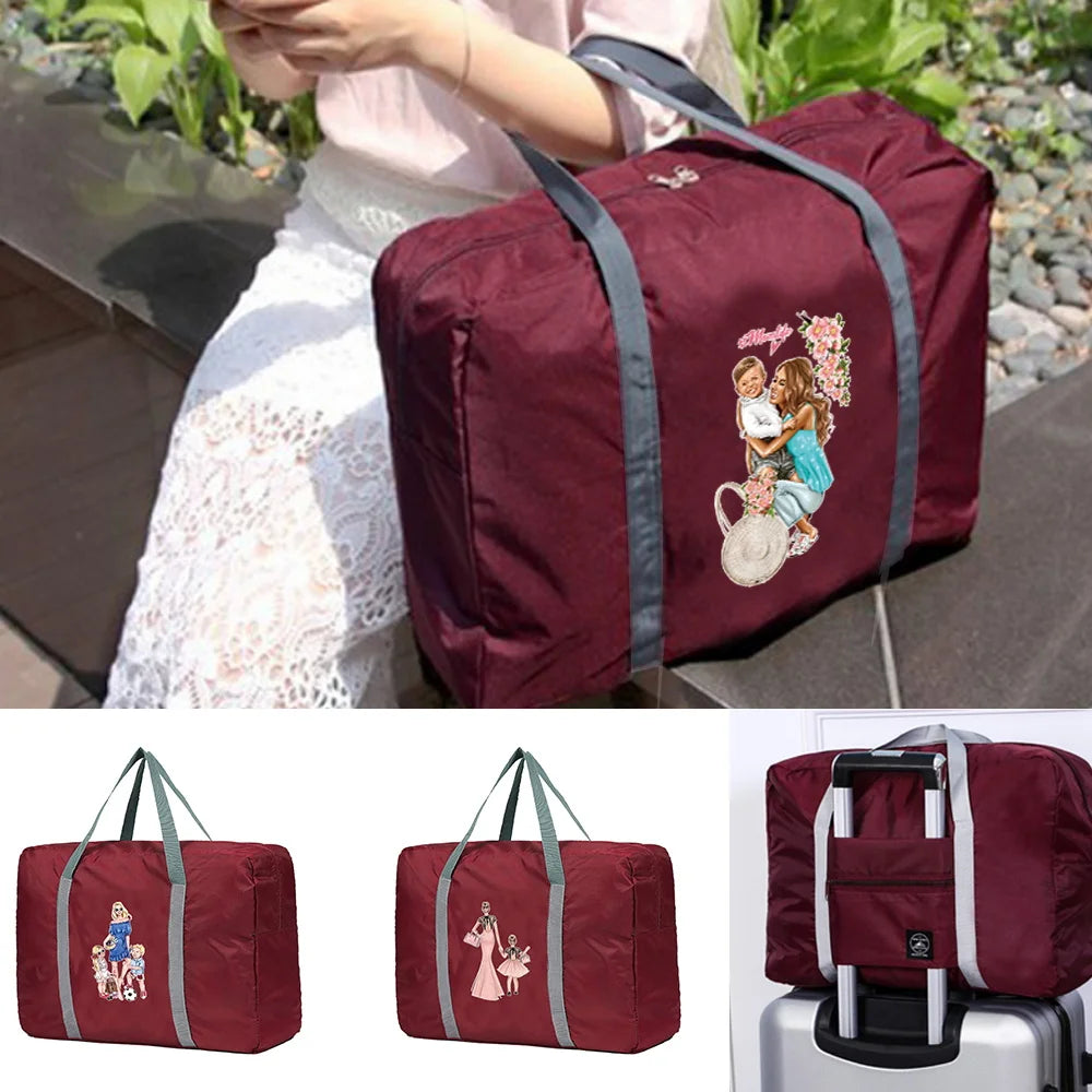 Large Capacity Foldable Travel Bag Unisex Handbag Organizer