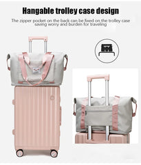 Women Duffle Shoulder Bag Multi-functional Sports Storage