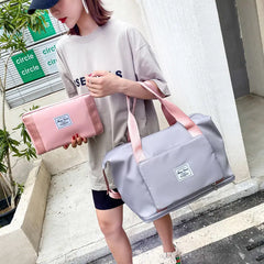 Women Duffle Shoulder Bag Multi-functional Sports Storage