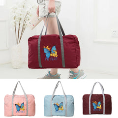 Travel Bag Women Handbag Camping Organizer Butterfly Print Carry on Bags