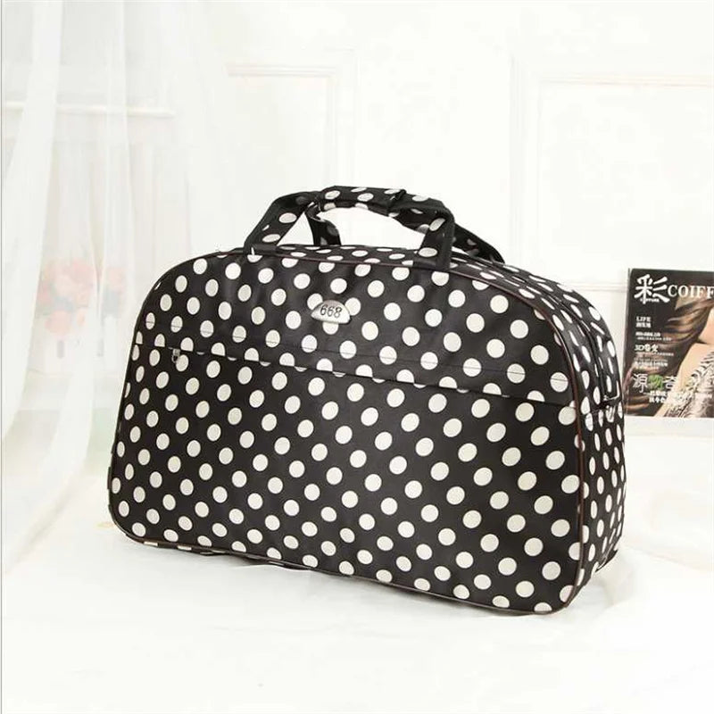 Women Large Capacity Travel Bag, Glamor Girl Duffle Bag