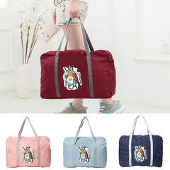 Women's Food Print Travel Bag Camping Organizer Zipper Toiletries Storage