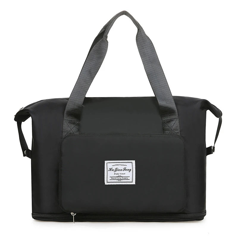 Large Waterproof Nylon Sports Travel Bag Men Women Tote Purse