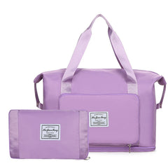 Large Waterproof Nylon Sports Travel Bag Men Women Tote Purse