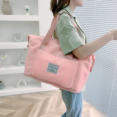 Large Waterproof Nylon Sports Travel Bag Men Women Tote Purse