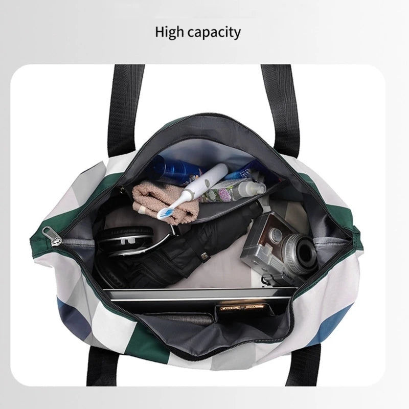Women's Travel Bag Weekender Overnight Shoulder Gym Tote Wet Dry Separation
