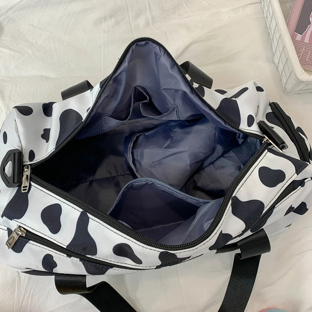 Large Capacity Waterproof Duffle Shoulder Bags with Shoe Compartment