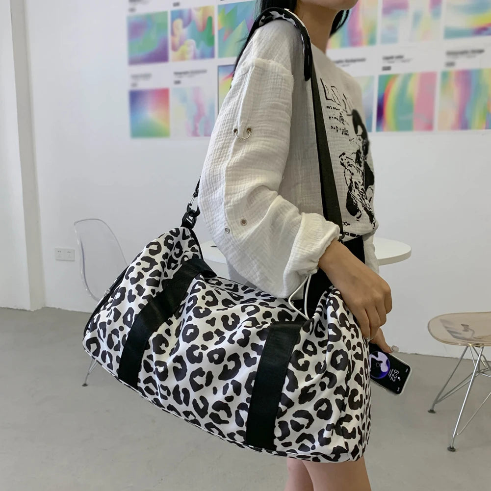 Large Capacity Waterproof Duffle Shoulder Bags with Shoe Compartment
