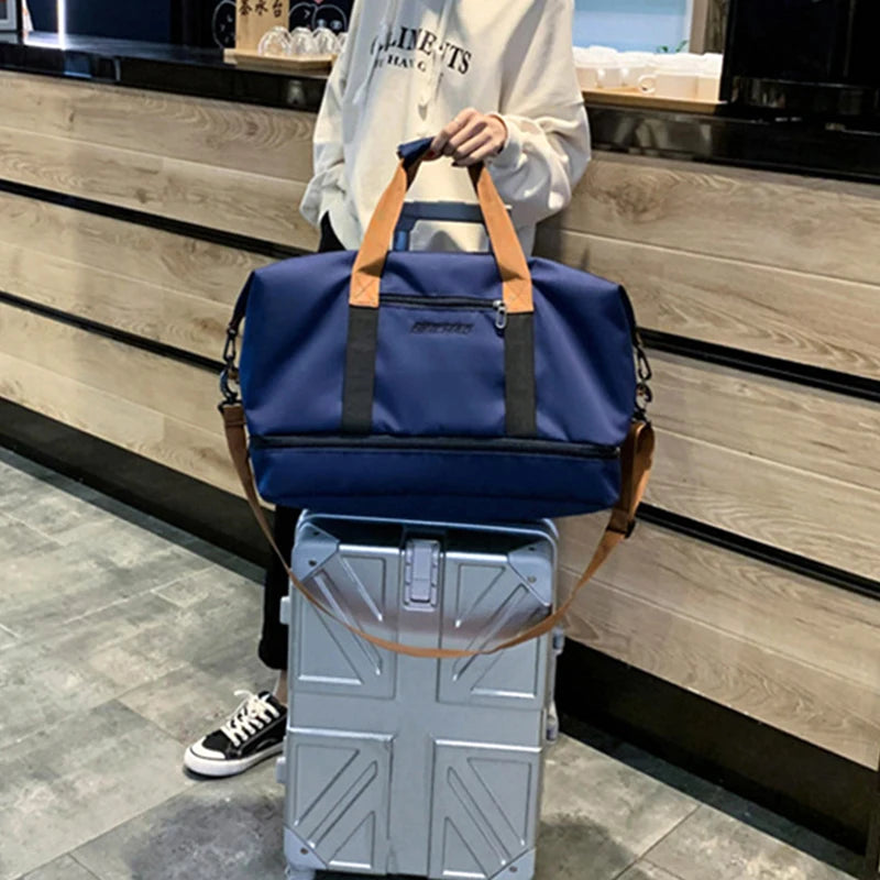 Large Capacity Waterproof Gym Bag for Women and Men
