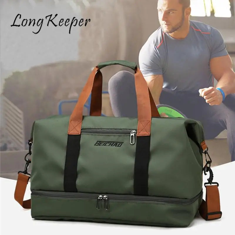 Large Capacity Waterproof Gym Bag for Women and Men