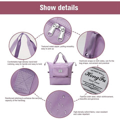 Travel Bags Luggage Tote Handbag Waterproof Gym Yoga Storage Bag