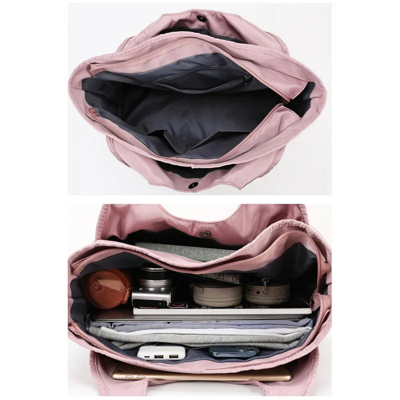 Waterproof Tote Bag Yoga Gym Storage Shoulder Bag Women Handbags