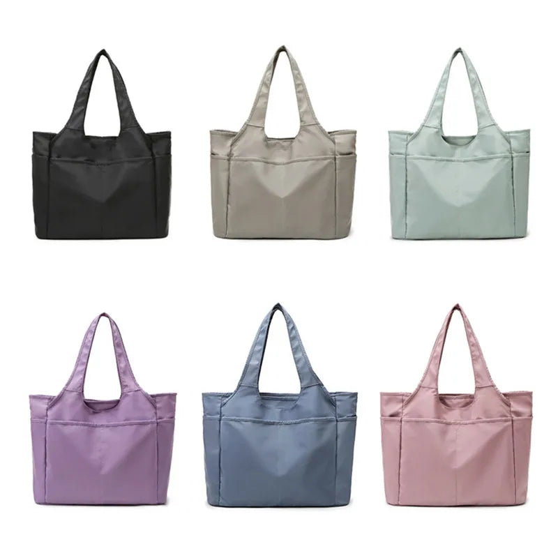 Waterproof Tote Bag Yoga Gym Storage Shoulder Bag Women Handbags