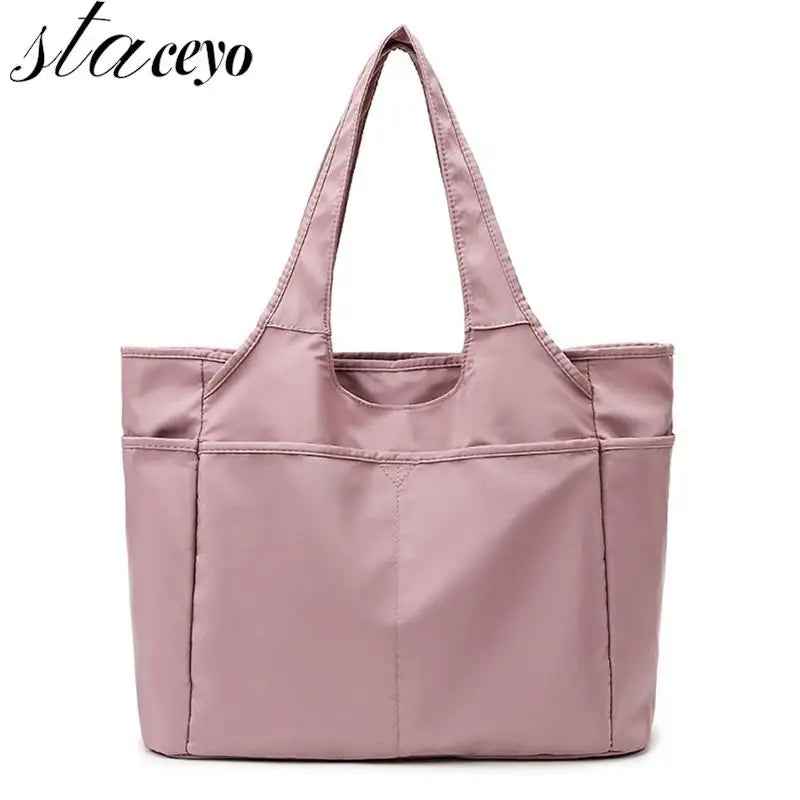 Waterproof Tote Bag Yoga Gym Storage Shoulder Bag Women Handbags