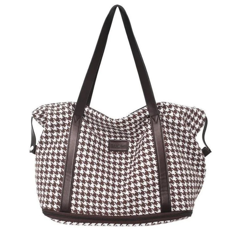 Waterproof Travel Tote Bag for Women - Large Capacity Duffle Handbag E351