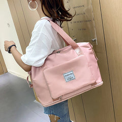 Waterproof Tote Travel Luggage Bag for Women Large Capacity Duffle Han