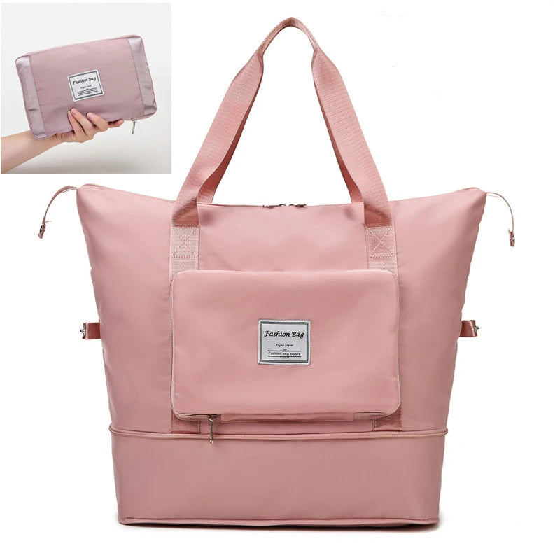 Waterproof Tote Travel Luggage Bag for Women Large Capacity Duffle Han